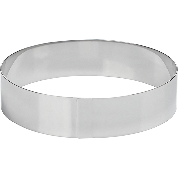 Кольцо кондитерское; сталь нержавеющая; D=110, H=35мм; металлический