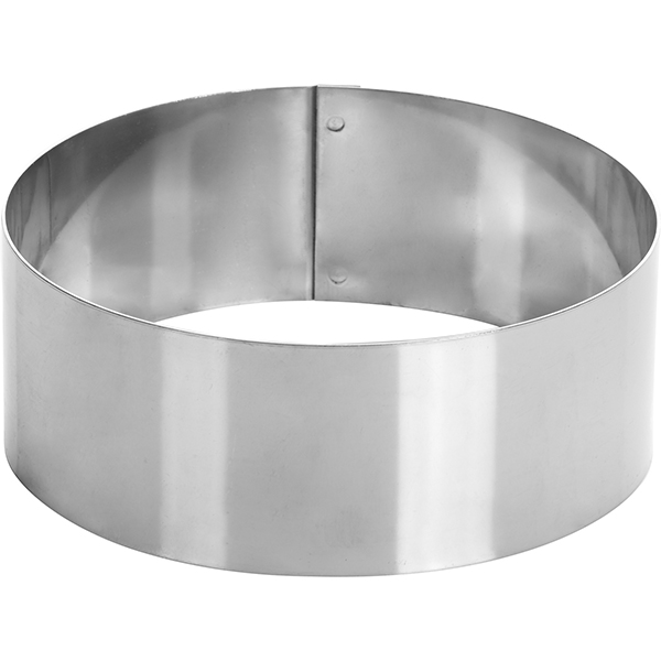 Кольцо кондитерское; сталь нержавеющая; D=16, H=6см; металлический
