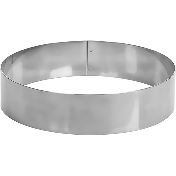 Кольцо кондитерское; сталь нержавеющая; D=26, H=6см; металлический