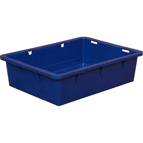 Ящик для продуктов без крышки; полиэтилен; 30л; , H=14, 1, L=53, 2, B=40см; синий