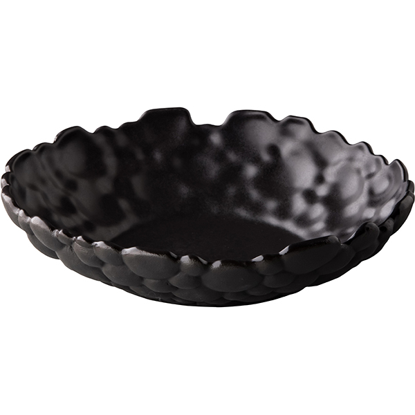 Салатник «Ро Дизайн Бай Кевала»; керамика; D=240, H=55мм; черный