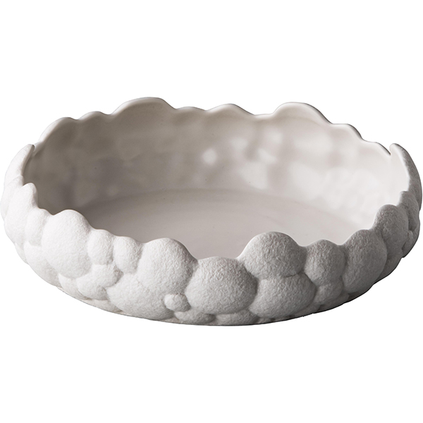 Тарелка «Ро Дизайн Бай Кевала» с бортом; керамика; D=200, H=55мм; белый