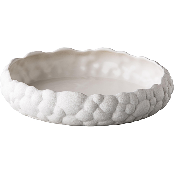 Тарелка «Ро Дизайн Бай Кевала» с бортом; керамика; D=245, H=55мм; белый