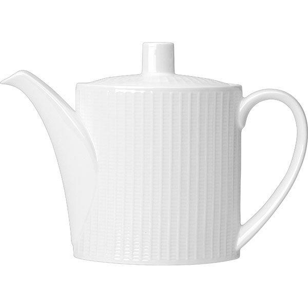 Чайник с крышкой «Виллоу»; фарфор; 455мл; белый