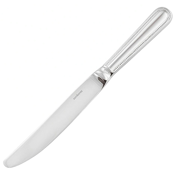 Нож десертный «Перлес»; сталь нержавеющая; , L=218, B=19мм; серебрян.