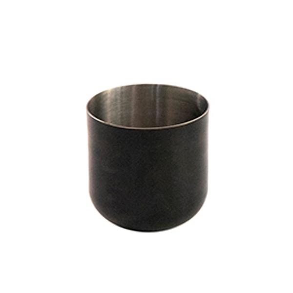 Емкость для закусок; сталь нержавеющая; 100мл; D=55, H=55мм; черный, металлический