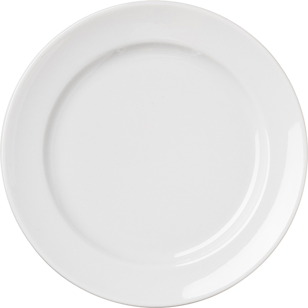 Тарелка пирожковая «Идиллия»; фарфор; D=15см; белый