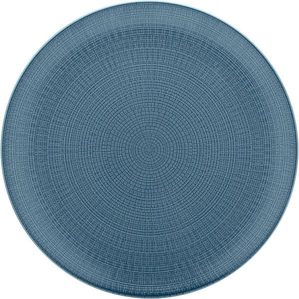 Тарелка мелкая; керамика; D=28см; синий