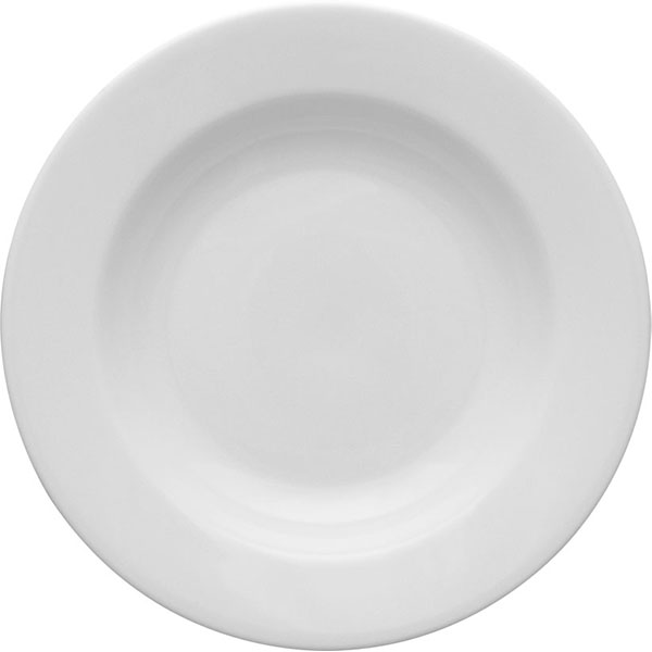 Тарелка глубокая «Кашуб-хел»; материал: фарфор; диаметр=28, высота=6 см.; белый