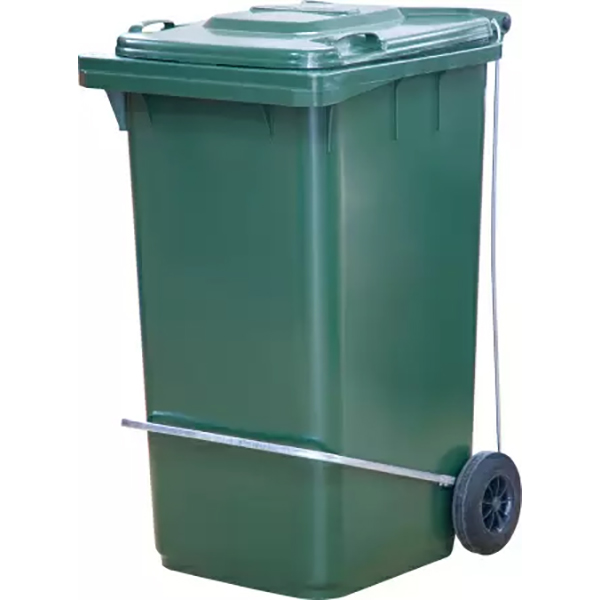 Педальный привод для контейнера для мусора «МКТ 240» П-образный  пластик  , H=2, L=80, B=40см Tara