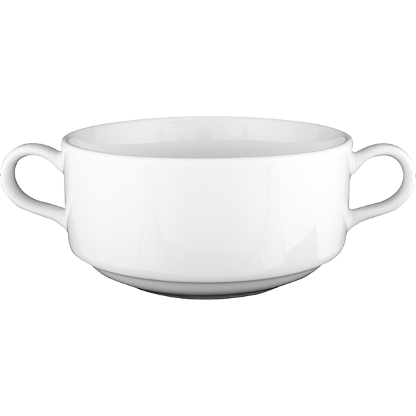 Чашка бульонная «Белая» Практик  фарфор  320мл Башкирский фарфор