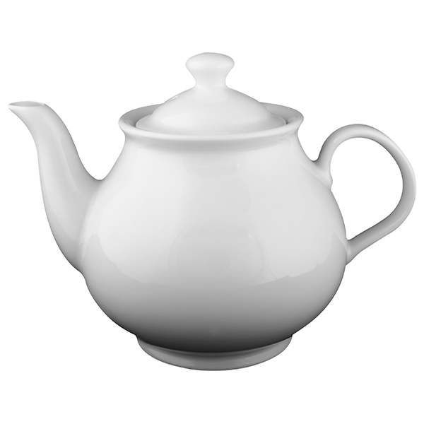 Чайник «Белая» Классик  фарфор  0, 85л Башкирский фарфор