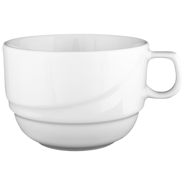 Чашка чайная «Белая» Принц  фарфор  190мл Башкирский фарфор