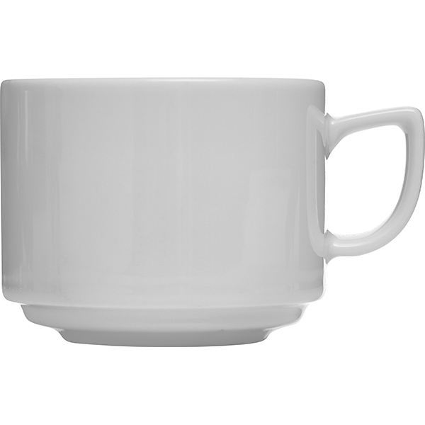 Чашка чайная «Эсс Класс»; фарфор; 150мл; D=78, H=60, L=105мм; белый