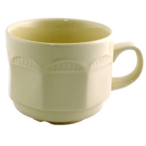 Чашка чайная «Монте Карло Айвори»; фарфор; 200мл; D=82мм; айвори
