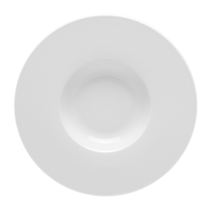 Тарелка глубокая с широким бортом «Это»; материал: фарфор; диаметр=27.5, высота=3.5 см.; белый