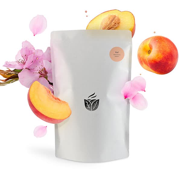 Смесь сухая для приготовления напитков «Цветущий персик» для раф кофе 500г; картон, пластик; , H=25, L=7,