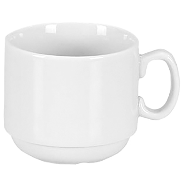 Чашка кофейная «Мокко»; фарфор; 100мл; D=60, H=55мм; белый