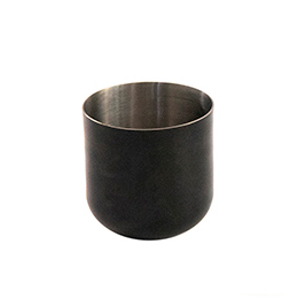 Емкость для закусок; сталь нержавеющая; 150мл; D=66, H=66мм; черный, металлический