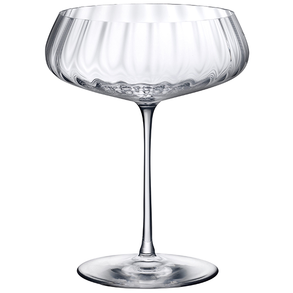 Шампанское-блюдце «Раунд ап»; хрустальное стекло; 400мл; D=10, 4, H=15, 4см; прозрачный
