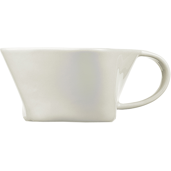 Чашка чайная «Сколоп»; фарфор; 200мл; , H=52, L=100/125, B=100мм; белый