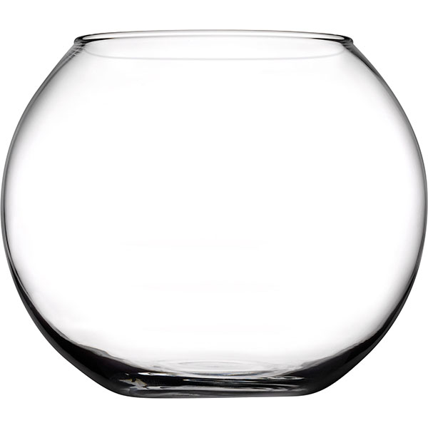 Ваза-шар «Флора»; стекло; 0, 83л; D=80, H=103мм; прозрачный