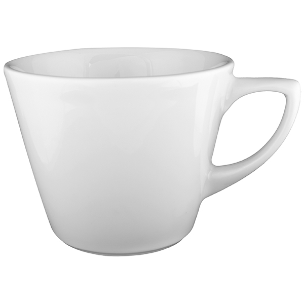 Чашка кофейная «Белая» Мокко; фарфор; 250мл; D=100/120, H=72мм; белый