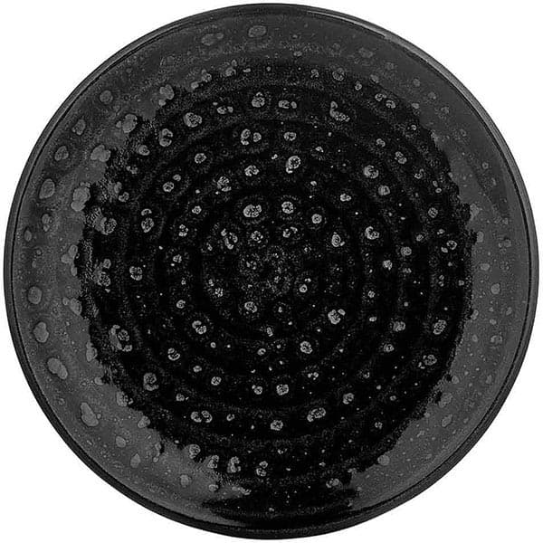 Тарелка «Эттитьюд Брауни»; фарфор; D=150, H=15мм; черный