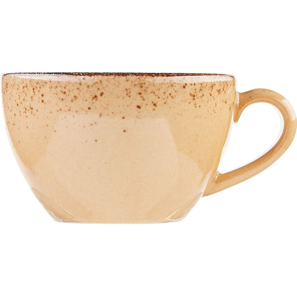 Чашка чайная «Бистро Нэйчерал Сэнд»; фарфор; 180мл; D=90, H=54мм; песочн.