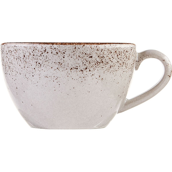 Чашка чайная «Бистро Нэйчерал Грэй»; фарфор; 180мл; D=90, H=54мм; серый