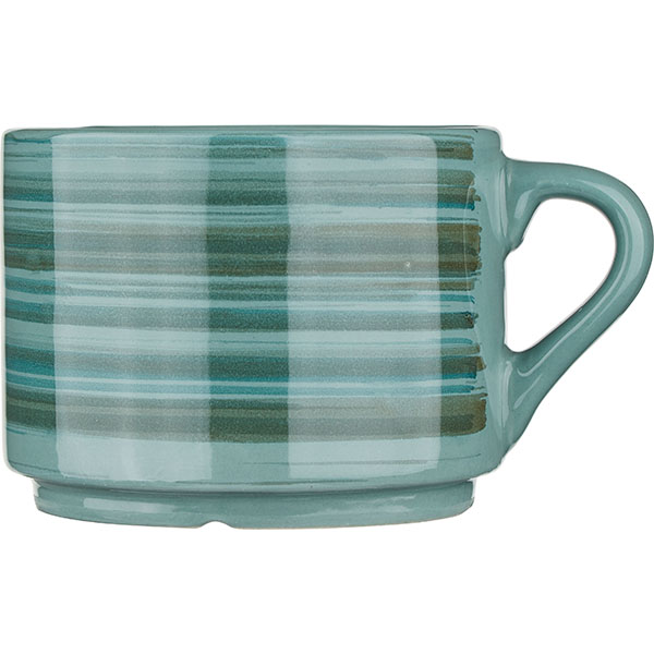 Чашка чайная «Трамонтано»; фарфор; 300мл; D=95, H=70, L=125мм; голуб., синий
