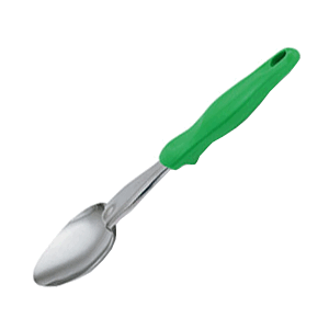 Ложка кухонная с зеленой ручкой  , L=35, 1см  Vollrath
