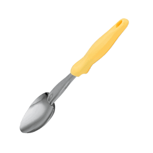 Ложка кухонная с желтой ручкой; , L=35, 1см
