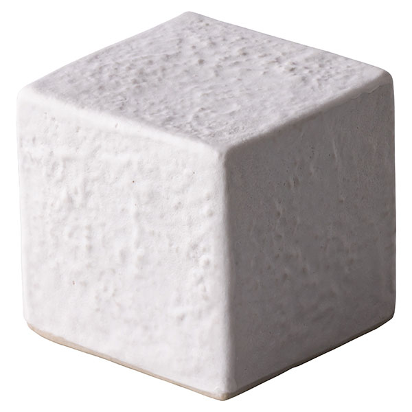 Подставка для комплимента «Ро Дизайн Бай Эрбиси» в виде куба; керамика; , H=6, L=6, B=6см; белый, матовый