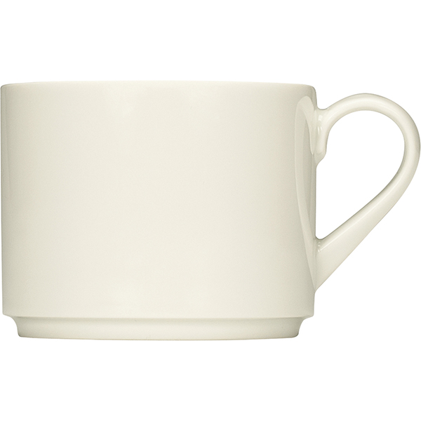 Чашка чайная «Пьюрити»; фарфор; 190мл; D=75, H=59мм; слон.кость