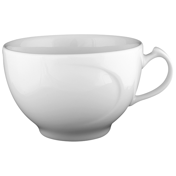 Чашка чайная «Белая» Восточный; фарфор; 250мл; D=95/115, H=60мм; белый