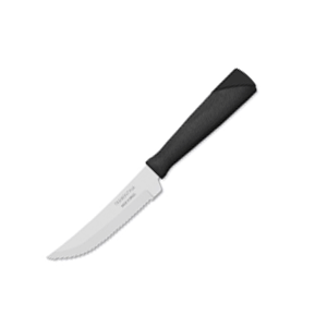 Нож для стейка[3шт]; , L=10см; черный