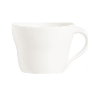 Чашка чайная «Одас»; фарфор; 220мл; D=85, H=70мм; белый