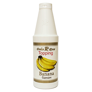 Топпинг для мороженого «Банан» 1кг  пластик  D=8, H=26см Dolce Rosa