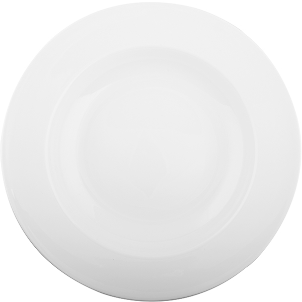 Тарелка для пасты «Белая» Принц; фарфор; D=300, H=55мм; белый