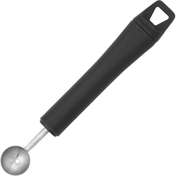 Нож-нуазетка «Шар»; сталь,полипропилен; диаметр=20, высота=15, длина=185 мм; цвет: черный
