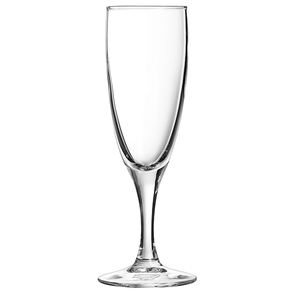 Бокал для шампанского флюте «Элеганс»; стекло; 100 мл; диаметр=46/54, высота=157 мм; прозрачный