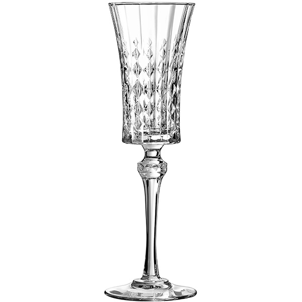 Бокал для шампанского флюте «Леди Даймонд»; хрустальное стекло; 150 мл; диаметр=67, высота=230 мм; прозрачный