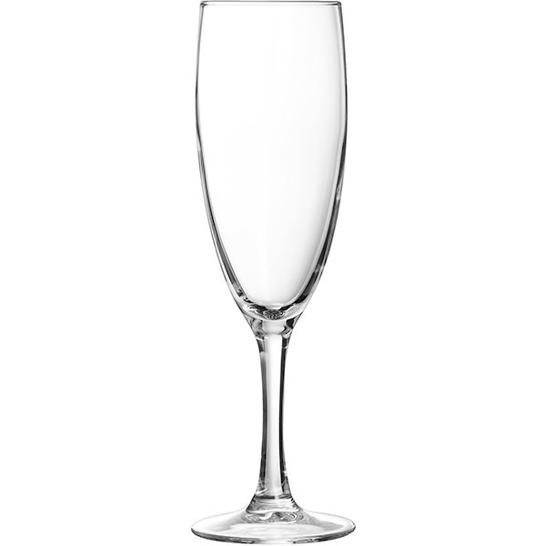 Бокал для шампанского флюте «Принцесса»; стекло; 170 мл; диаметр=47/60, высота=195 мм; прозрачный