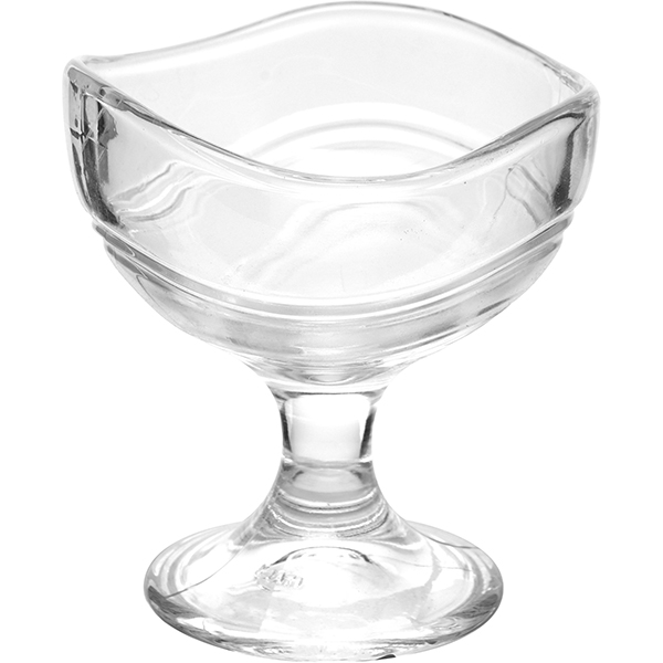 Креманка «Акапулько джуниор»; стекло; 160 мл; диаметр=95/65, высота=100, длина=25 мм; прозрачный