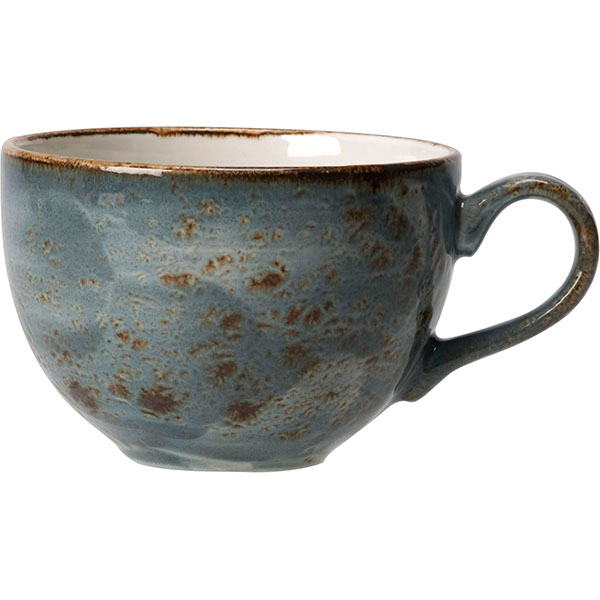 Чашка чайная «Крафт»; материал: фарфор; 450 мл; диаметр=12, высота=8, длина=15 см.; синий