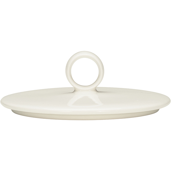 Крышка для салатника «Пьюрити»; материал: фарфор; диаметр=10.4 см.