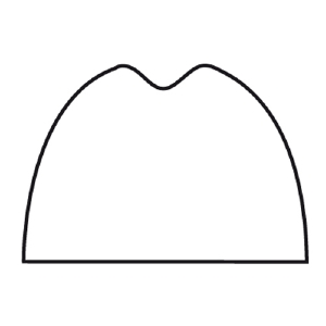 Форма кондитерская; пластик; высота=7, длина=48, ширина=6.5 см.