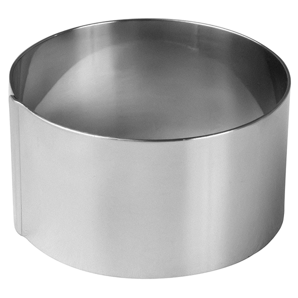 Кольцо кондитерское «Проотель»; сталь нержавеющая; диаметр=75, высота=40 мм; металлический