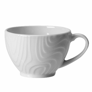 Чашка кофейная «Оптик»; материал: фарфор; 90 мл; диаметр=6.5, высота=4.5, длина=8.5 см.; белый